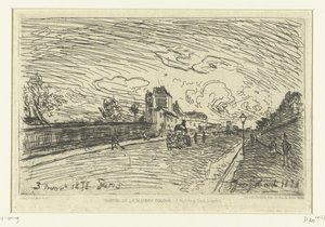 Exit of Cochin Hospital (Faubourg Saint-Jacques, Paris)