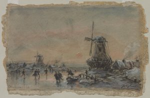View of Arnheim by Johan Barthold Jongkind