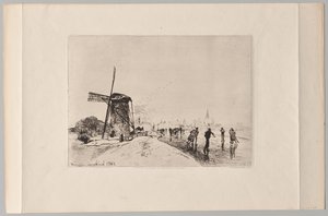 View of the City of Maaslins by Johan Barthold Jongkind
