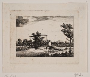 Landscape with Drawbridge by Johan Bülow