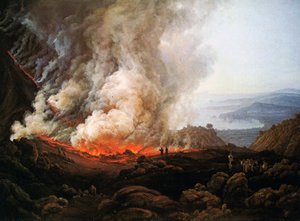 The Eruption of Vesuvius in December 1820 by Johan Christian Dahl