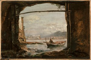 View from a Grotto near Posillipo by Johan Christian Dahl