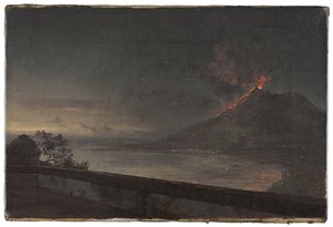 View Towards Vesuvius from Villa Quisisana by Johan Christian Dahl