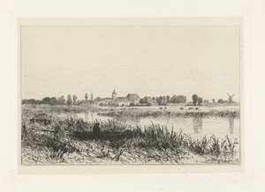 View of a River near Bemmel