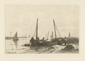 View of the Zuiderzee near Spakenburg