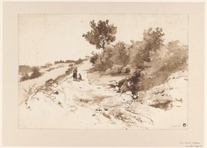 Hilly Landscape in France