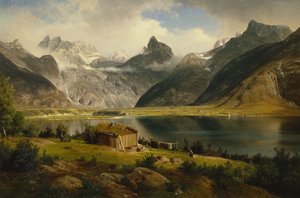 Romsdalshorn by Johan Fredrik Eckersberg