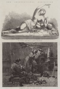The International Exhibition (engraving) by Johan Fredrik Hockert