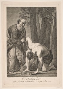 The Prophet Elisha Makes the Iron Float by Johan Georg Preisler