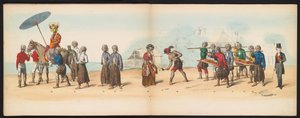 Masquerade of the Delft Students, 1857 (Plate 6) by Johan Hendrik Hoffmeister