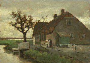 Farmhouse by a Canal