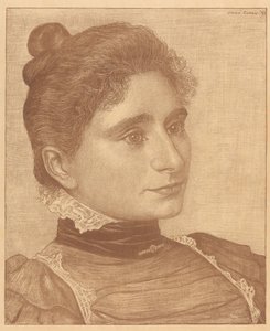 Portrait of Meta Cohen Gosschalk by Johan Henri Gustaaf Cohen Gosschalk