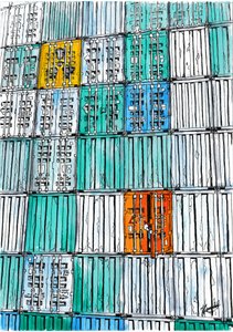 Colorful Container Discovery by Johan Liewendahl