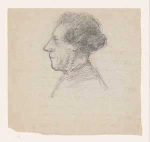 Portrait of Unknown Person by Johan Michaël Schmidt Crans