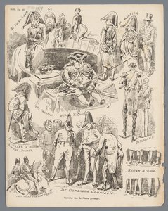 Caricature of the Opening of the States General, 1870 by Johan Michaël Schmidt Crans