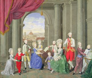 The Family of Peter Leopold, Grand Duke of Tuscany, later Leopold II, Holy Roman Emperor