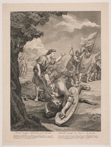 David and Goliath by Johan Samuel Lymann
