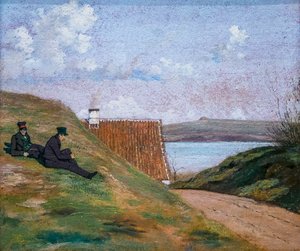 A Sunken Road near Frederiksværk by Johan Thomas Lundbye