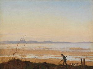 An Evening beside Lake Arresø by Johan Thomas Lundbye