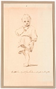 A Small Standing Boy by Johan Thomas Lundbye