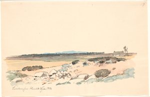 Landscape from Hornbæk with the Plantation and Kullen in the Background