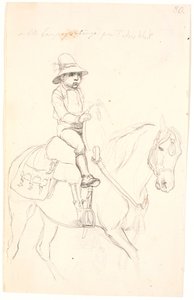 Little Boy Riding a Horse