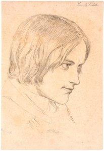 Portrait of the Painter Lorenz Frølich (1820-1908) by Johan Thomas Lundbye