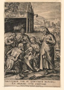 The Adoration of the Magi by Johan Wierix