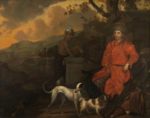 Portrait of Philippus Baldaeus and Gerrit Mossopotam