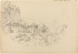 A Shady Arbor in the Valley of Gragnano by Johann Adam Klein