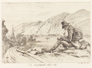 The Landscape Painter on Tour by Johann Adam Klein