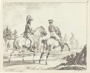 Erlangen Students on Horseback by Johann Adam Klein