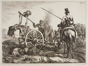 Russian Field Smithy by Johann Adam Klein