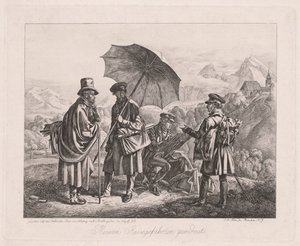 The Artists on Their Journey by Johann Adam Klein