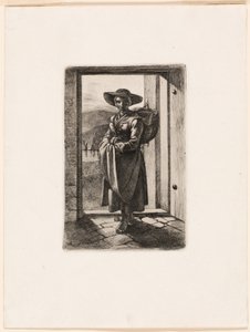 The Hungarian Woman Standing in the Door by Johann Adam Klein
