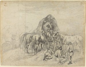 Wallachian Wagoners Resting by Johann Adam Klein