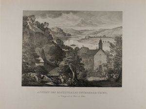 View of the Mosel Valley below Trier with the Rocks of Pallien in the Foreground by Johann Anton Alban Ramboux
