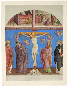 Christ on the Cross in the Church of S. Domenico in Arezzo by Johann Anton Ramboux