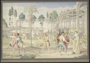The Parable of the Workers in the Vineyard, Inspired by Primaticcio