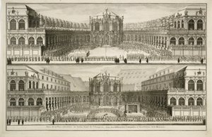 View of the Royal Garden of the Orangerie by Johann August Corvinus nach Carl Heinrich Jacob Fehling