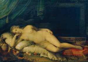 Venus Sleeping on a Couch