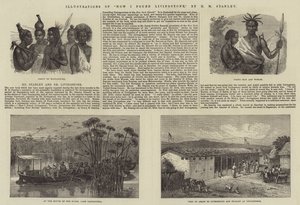 Illustrations of How I Found Livingstone, by H M Stanley by Johann Baptist Zwecker