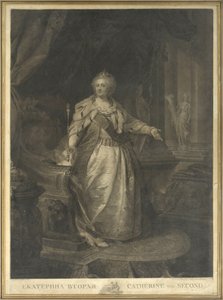 Catherine II of Russia (1729-1796) by Johann Baptist von Lampi the Elder