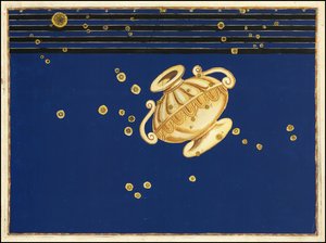 1624 Map of the Constellation Crater by Johann Bayer