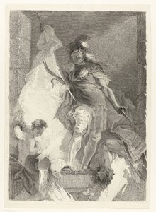 Saint Florian as a Warrior with Victory Palm