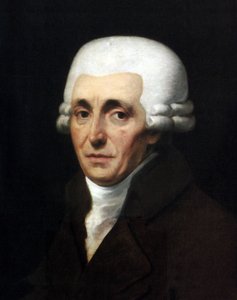Portrait of Joseph Haydn (1732-1809), Austrian composer. Painting by Johann Carl Roesler 1799. by Johann Carl Roelser