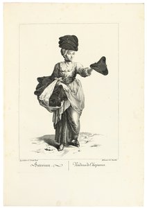 The Hat Seller by Johann Christian (after) Brand