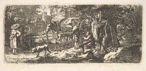 Alms Given by a Cart Driver by Johann Christian Erhard