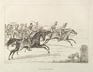 Austrian Lancers, Early 19th Century by Johann Christian Erhard