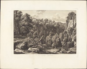 At Cività Castellana by Johann Christian Reinhart